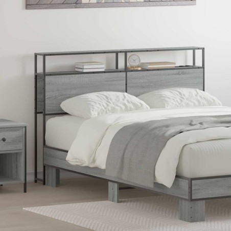 Tête de lit de rangement Sonoma gris Bois d'ingénierie 582405582405