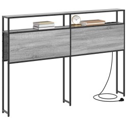 Tête de lit de rangement Sonoma gris Bois d'ingénierie 582405582405