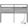 Tête de lit de rangement Sonoma gris Bois d'ingénierie 582405582405