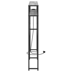 Tête de lit de rangement Sonoma gris Bois d'ingénierie 582405582405