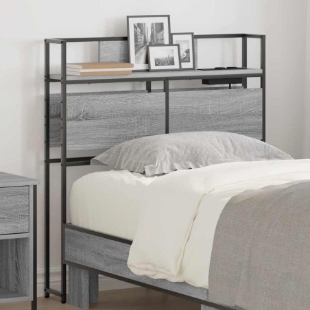 Tête de lit de rangement Sonoma gris Bois d'ingénierie 582406582406