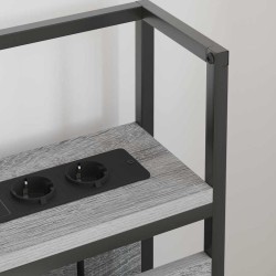 Tête de lit de rangement Sonoma gris Bois d'ingénierie 582406582406