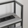 Tête de lit de rangement Sonoma gris Bois d'ingénierie 582406582406
