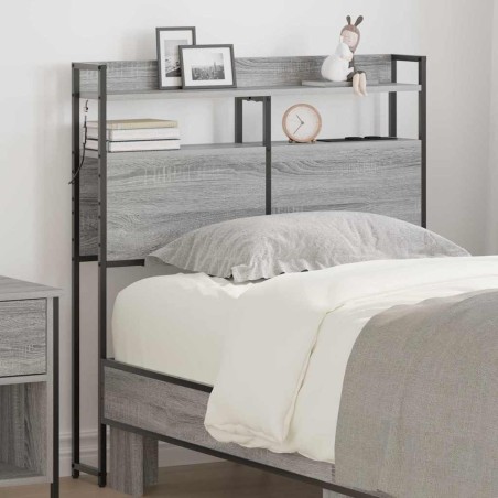 Tête de lit de rangement Sonoma gris Bois d'ingénierie 582407582407