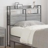 Tête de lit de rangement Sonoma gris Bois d'ingénierie 582407582407