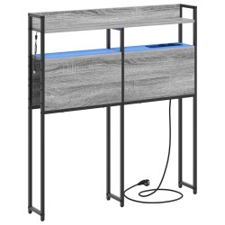 Tête de lit de rangement Sonoma gris Bois d'ingénierie 582407582407