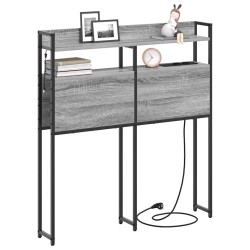 Tête de lit de rangement Sonoma gris Bois d'ingénierie 582407582407