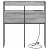 Tête de lit de rangement Sonoma gris Bois d'ingénierie 582407582407