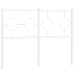 Tête de lit de remplacement métal blanc 120 cm 582408582408