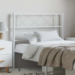 Tête de lit de remplacement métal blanc 100 cm 582409582409