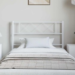 Tête de lit de remplacement métal blanc 100 cm 582409582409