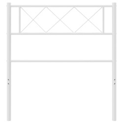 Tête de lit de remplacement métal blanc 100 cm 582409582409
