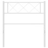 Tête de lit de remplacement métal blanc 100 cm 582409582409