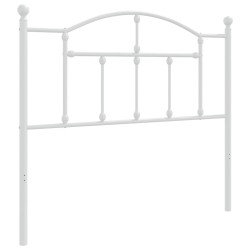 Tête de lit de remplacement métal blanc 100 cm 582411582411