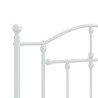 Tête de lit de remplacement métal blanc 100 cm 582411582411