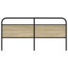 Tête de lit de remplacement chêne sonoma 180 cm acier et bois d'ingénierie 582412582412