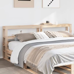 Tête de lit avec étagères 200 cm bois massif de pin 582419582419