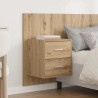 Tête de lit avec armoire 3 pcs Chêne artisanal 582428582428