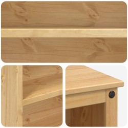Chariot de cuisine 2 pcs Cire de Miel 112 x 77 x 91,5 cm 582433582433