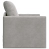 Canapé-Lit Gris clair 74 x 77 x 81 cm Velours 582435582435