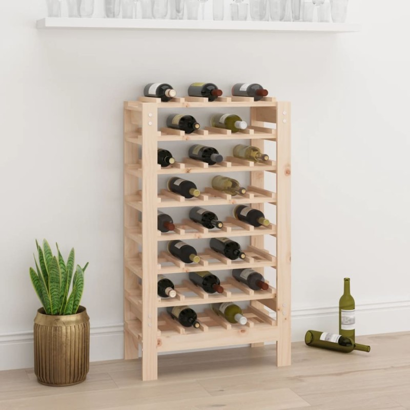 Casier à vin 61,5x30x107,5 cm Bois de pin massif 582438582438