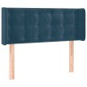 Tête de lit à LED Bleu foncé 93x16x78/88 cm Velours 582439582439