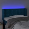 Tête de lit à LED Bleu foncé 93x16x78/88 cm Velours 582439582439