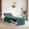 Canapé-Lit Vert foncé 194 x 67 x 82 cm Velours 582440582440