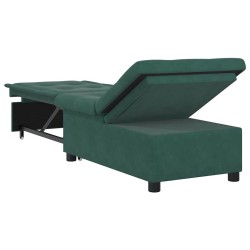 Canapé-Lit Vert foncé 194 x 67 x 82 cm Velours 582440582440
