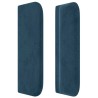 Tête de lit avec oreilles Bleu foncé 103x16x78/88 cm Velours 582442582442
