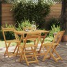 Chaises de jardin pliantes 4 pcs Naturel 40 x 53 x 80 cm 582445582445
