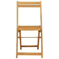 Chaises de jardin pliantes 4 pcs Naturel 40 x 53 x 80 cm 582445582445