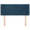 Tête de lit avec oreilles Bleu foncé 103x16x78/88 cm Velours 582446582446