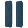 Tête de lit avec oreilles Bleu foncé 103x16x78/88 cm Velours 582447582447