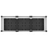 Jardinière avec Roues Blanc 120 x 40 x 33 cm PP 582458582458