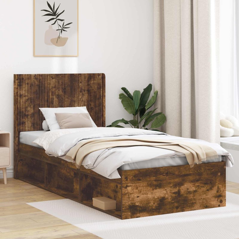 Tête de lit Chêne fumé Bois d'ingénierie 582467582467