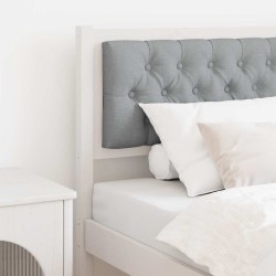 Tête de lit Autre Blanc et gris clair 75 cm Bois massif en pin 582470582470
