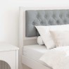 Tête de lit Autre Blanc et gris clair 75 cm Bois massif en pin 582470582470