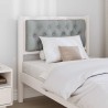 Tête de lit Autre Blanc et gris clair 75 cm Bois massif en pin 582470582470