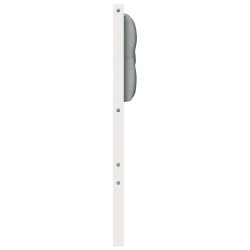 Tête de lit Autre Blanc et gris clair 75 cm Bois massif en pin 582470582470