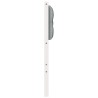 Tête de lit Autre Blanc et gris clair 75 cm Bois massif en pin 582470582470