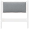 Tête de lit Autre Blanc 75 cm Bois massif en pin 582471582471