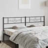 Tête de lit de remplacement métal noir 193 cm 582479582479