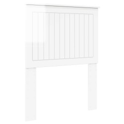 Tête de lit Blanc Brillant 75 cm Bois d'ingénierie 582480582480