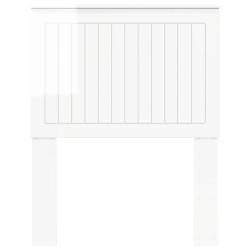 Tête de lit Blanc Brillant 75 cm Bois d'ingénierie 582480582480