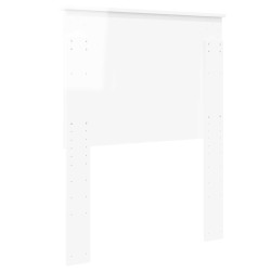 Tête de lit Blanc Brillant 75 cm Bois d'ingénierie 582480582480