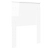 Tête de lit Blanc Brillant 75 cm Bois d'ingénierie 582480582480