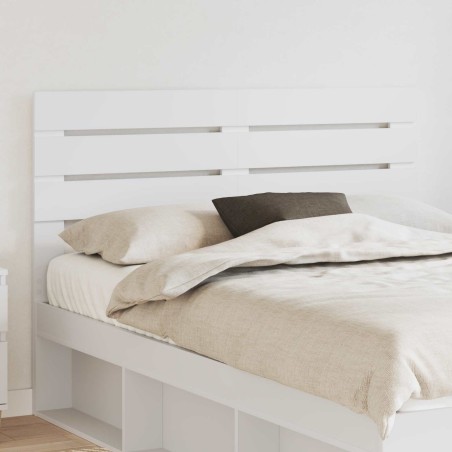 Tête de lit Blanc Bois d'ingénierie 582481582481