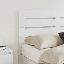 Tête de lit Blanc Bois d'ingénierie 582481582481