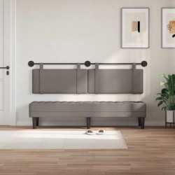 Tête de lit suspendue Taupe Tissu 582482582482